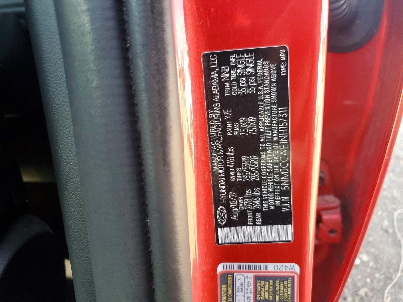 Продаж на аукціоні авто 2022 Hyundai Tucson, vin: 5NMJCCAE1NH157311, номер лоту: 54806606