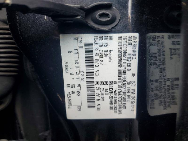 Aukcja sprzedaży 2013 Ford Focus, vin: 1FADP3L98DL282813, numer aukcji: 52062496