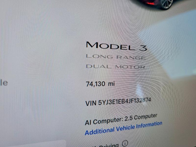 Aukcja sprzedaży 2018 Tesla Model 3, vin: 5YJ3E1EB4JF132874, numer aukcji: 52151436