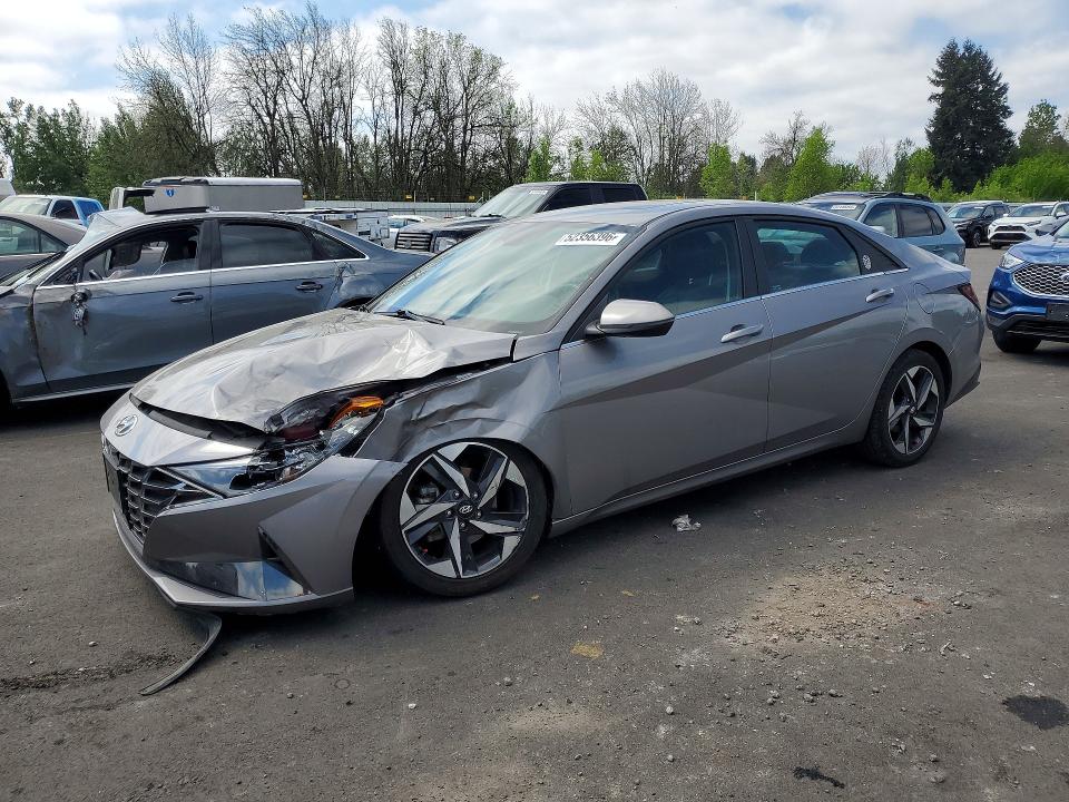 2022 Hyundai Elantra მანქანა იყიდება აუქციონზე, vin: KMHLN4AJ2NU016077, აუქციონის ნომერი: 52356396