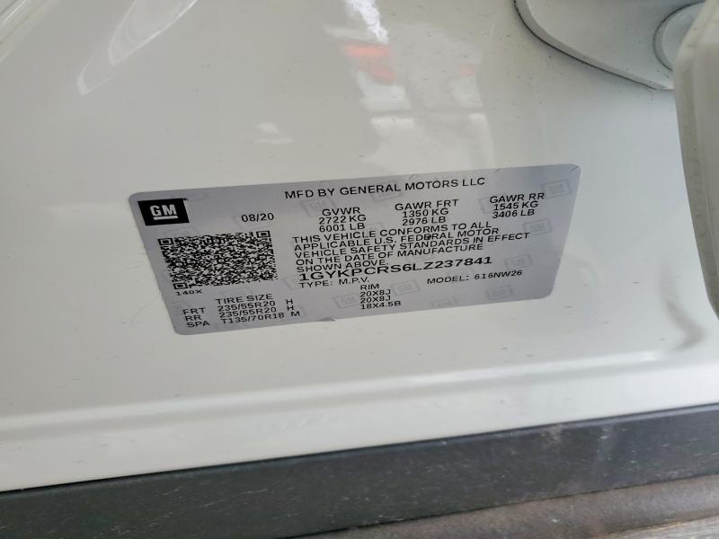 Продажа на аукционе авто 2020 Cadillac Xt6, vin: 1GYKPCRS6LZ237841, номер лота: 55675476
