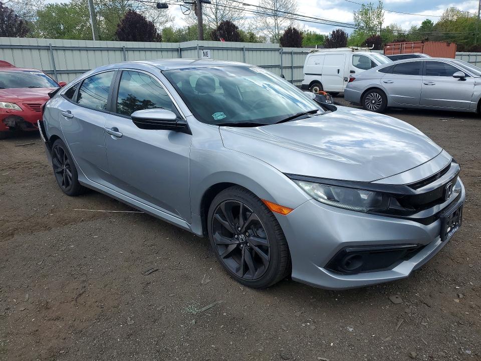 52729766 :رقم المزاد ، 2HGFC2F84KH501192 vin ، 2019 Honda Civic مزاد بيع