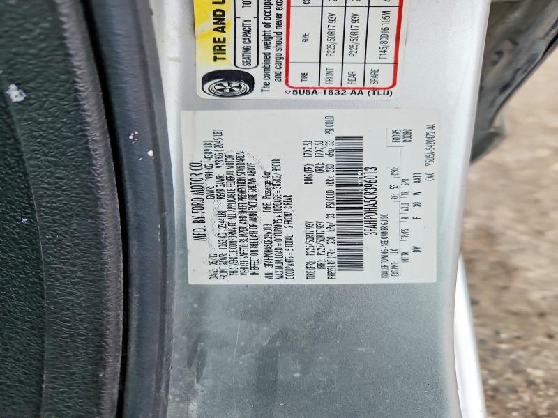 Продажа на аукционе авто 2012 Ford Fusion, vin: 3FAHP0HA5CR396013, номер лота: 55586296