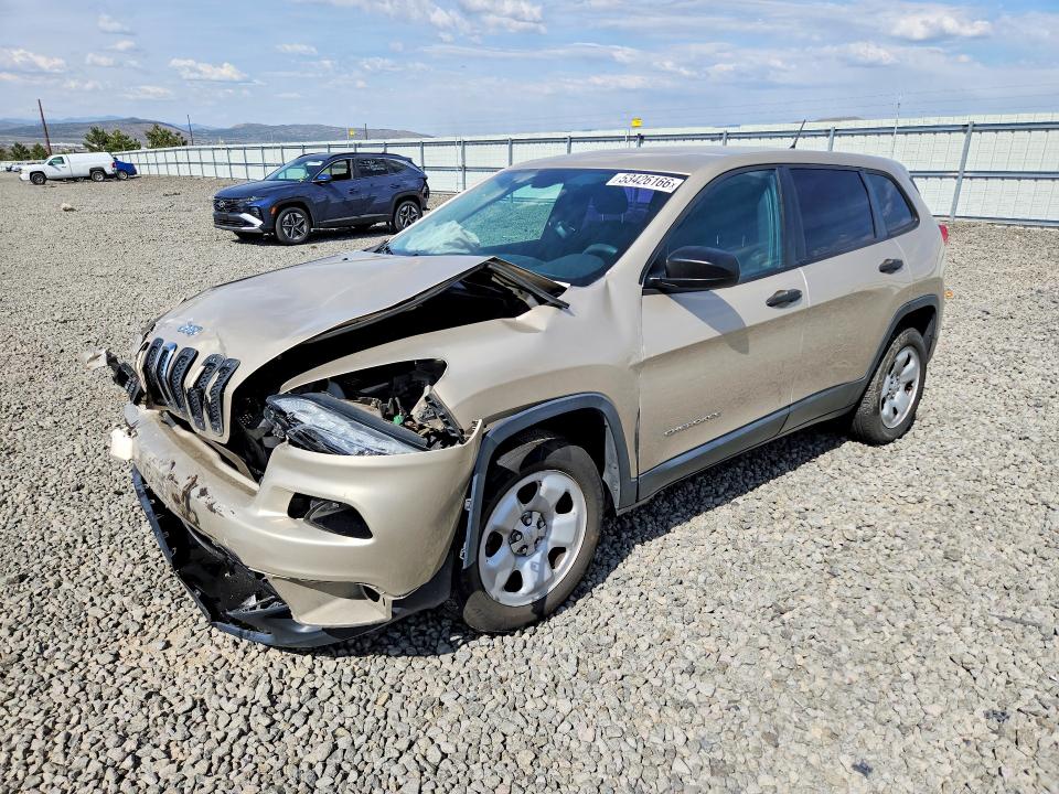 2015 Jeep Cherokee მანქანა იყიდება აუქციონზე, vin: 1C4PJLAB8FW561131, აუქციონის ნომერი: 53426166