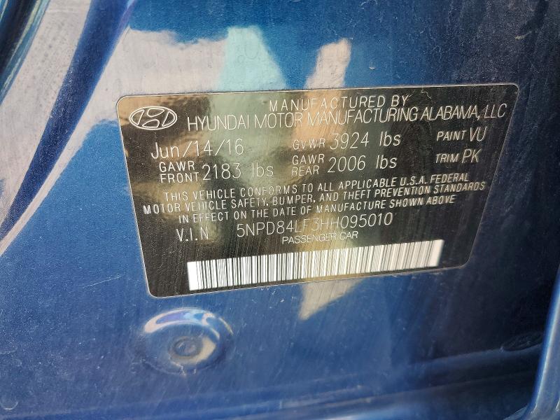 Aukcja sprzedaży 2017 Hyundai Elantra, vin: 5NPD84LF3HH095010, numer aukcji: 52475466