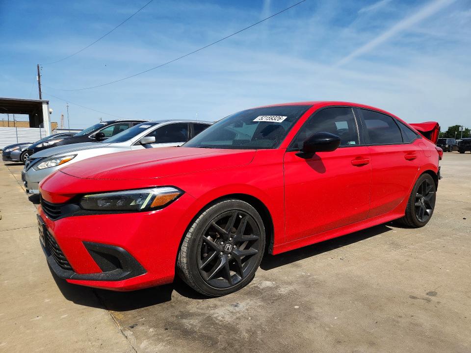 Auction sale of the 2023 Honda Civic, vin: 2HGFE2F52PH521111, lot number: 52159326