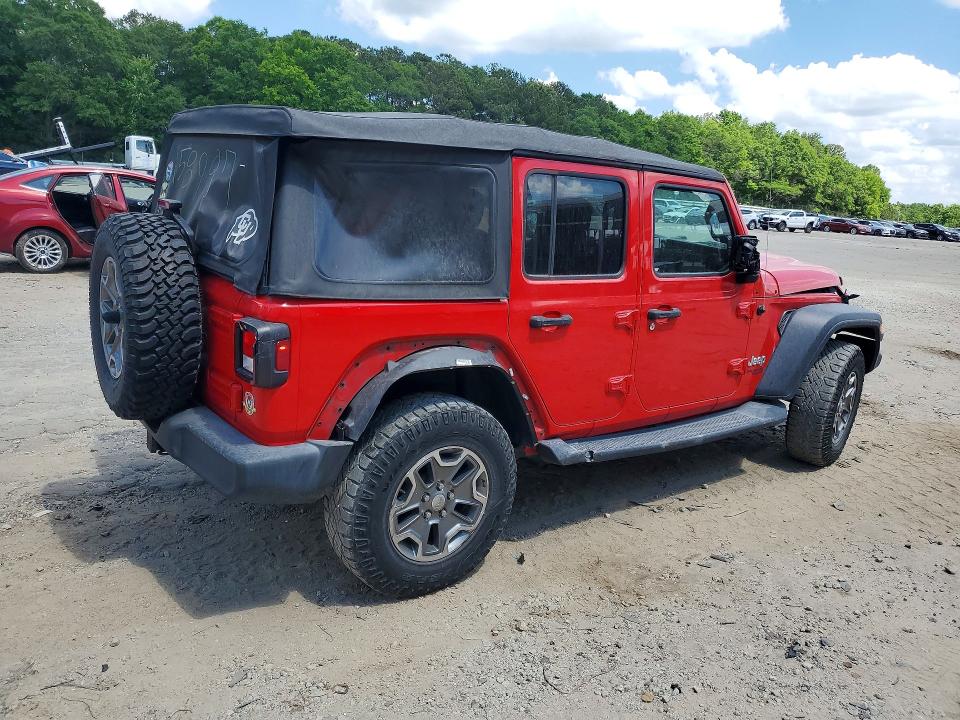 Продажа на аукционе авто 2018 Jeep Wrangler Unlimited, vin: 1C4HJXDG8JW158987, номер лота: 53706446