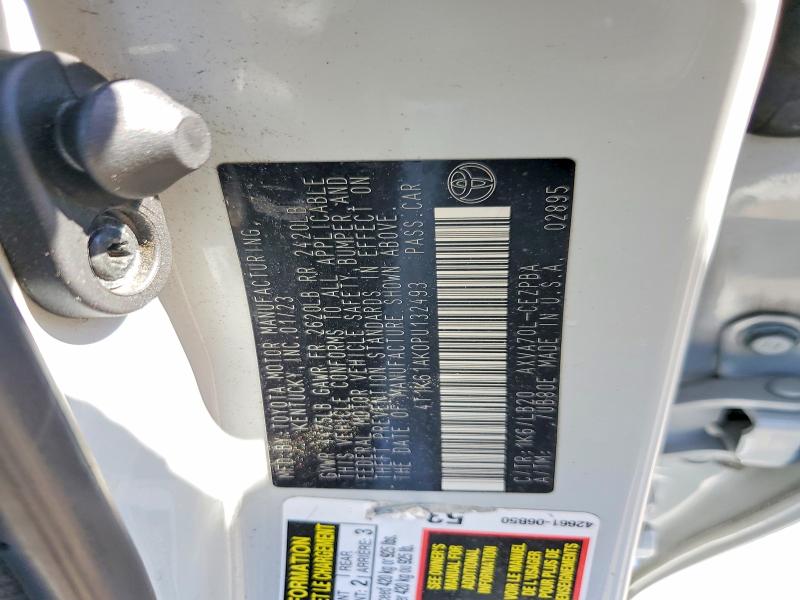 Aukcja sprzedaży 2023 Toyota Camry, vin: 4T1K61AK0PU132493, numer aukcji: 53933136