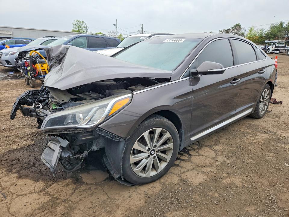 53599066 :رقم المزاد ، 5NPE34AF9FH208445 vin ، 2015 Hyundai Sonata مزاد بيع
