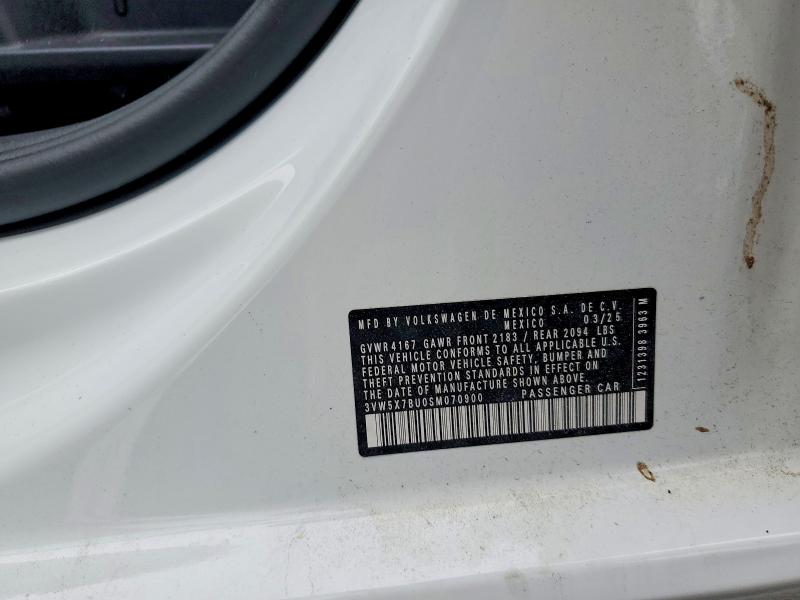 Продаж на аукціоні авто 2025 Volkswagen Jetta, vin: 3VW5X7BU0SM070900, номер лоту: 54948766