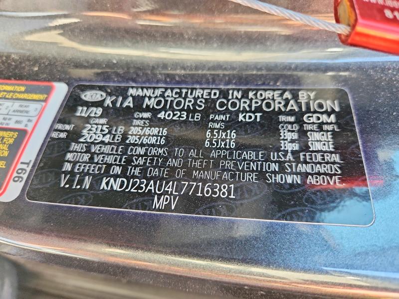 Aukcja sprzedaży 2020 Kia Soul, vin: KNDJ23AU4L7716381, numer aukcji: 53508246