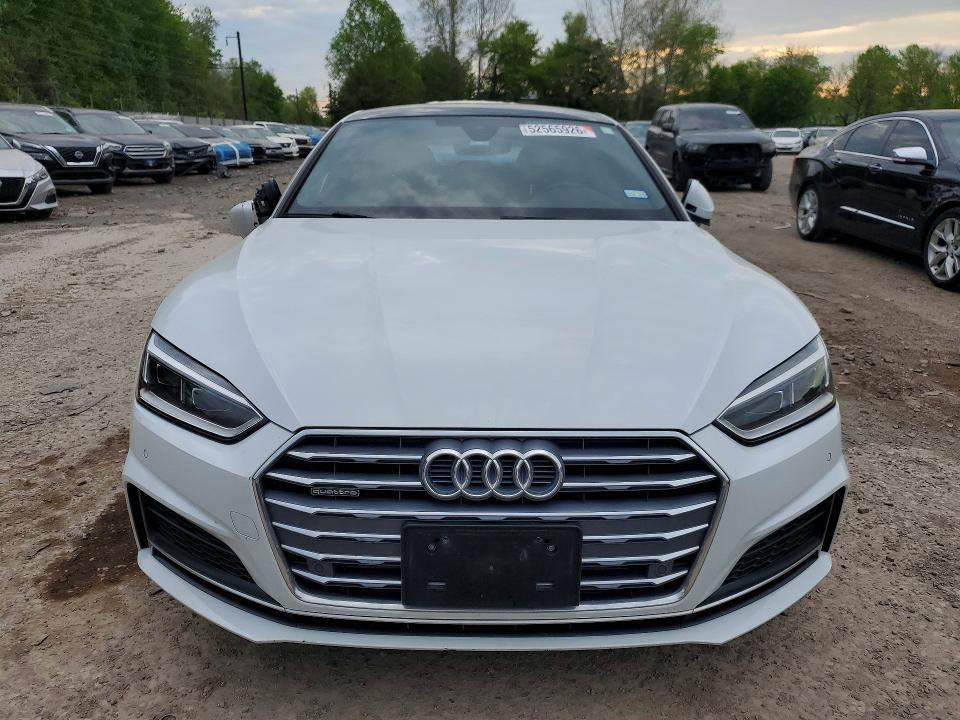 2019 Audi A5 მანქანა იყიდება აუქციონზე, vin: WAUENCF50KA018567, აუქციონის ნომერი: 52565926