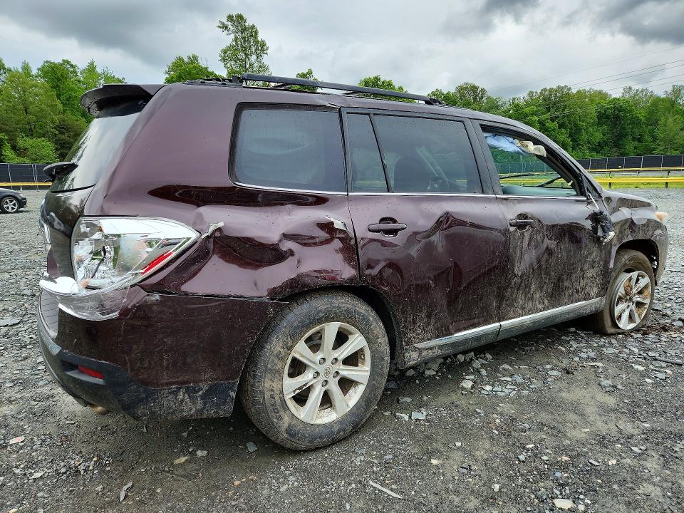 2012 Toyota Highlander მანქანა იყიდება აუქციონზე, vin: 5TDZK3EH7CS060490, აუქციონის ნომერი: 52552686