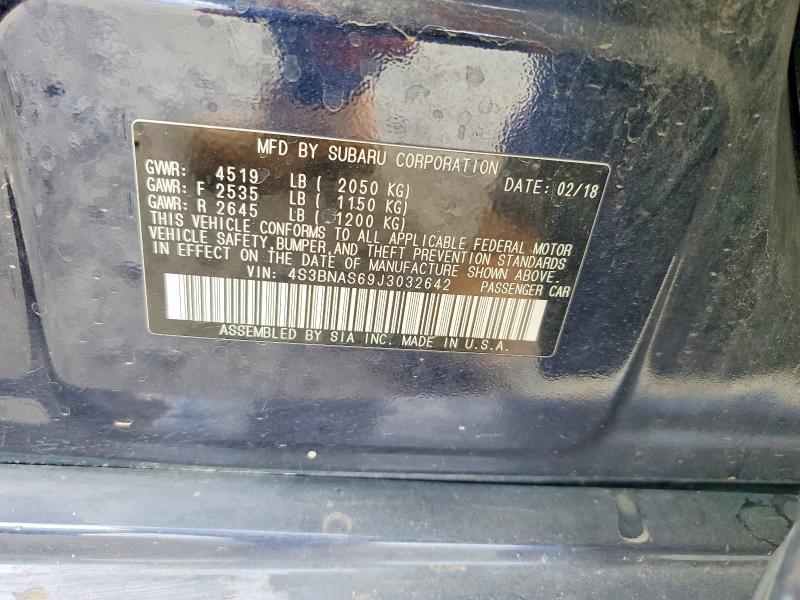 Продаж на аукціоні авто 2018 Subaru Legacy, vin: 4S3BNAS69J3032642, номер лоту: 55103706