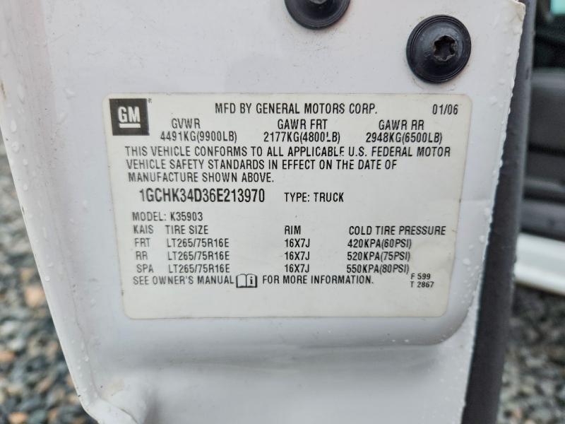2006 Chevrolet Silverado მანქანა იყიდება აუქციონზე, vin: 1GCHK34D36E213970, აუქციონის ნომერი: 54556306
