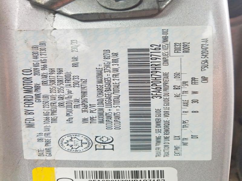 Aukcja sprzedaży 2017 Ford Fusion, vin: 3FA6P0H79HR197162, numer aukcji: 50754256