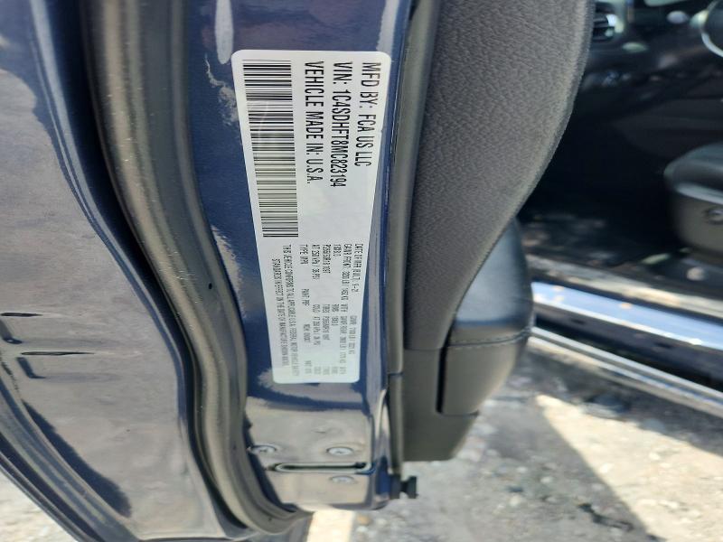 Aukcja sprzedaży 2021 Dodge Durango, vin: 1C4SDHFT8MC823194, numer aukcji: 53908346