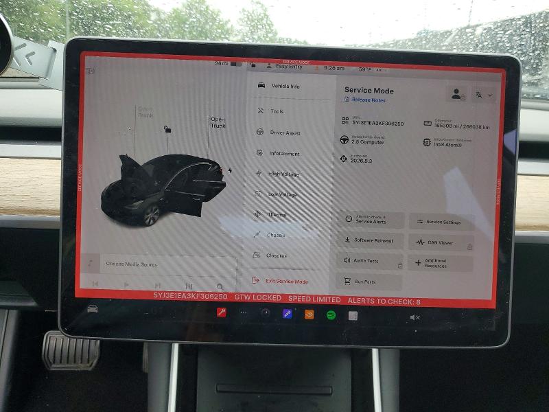 Продажа на аукционе авто 2019 Tesla Model 3, vin: 5YJ3E1EA3KF306250, номер лота: 54611126