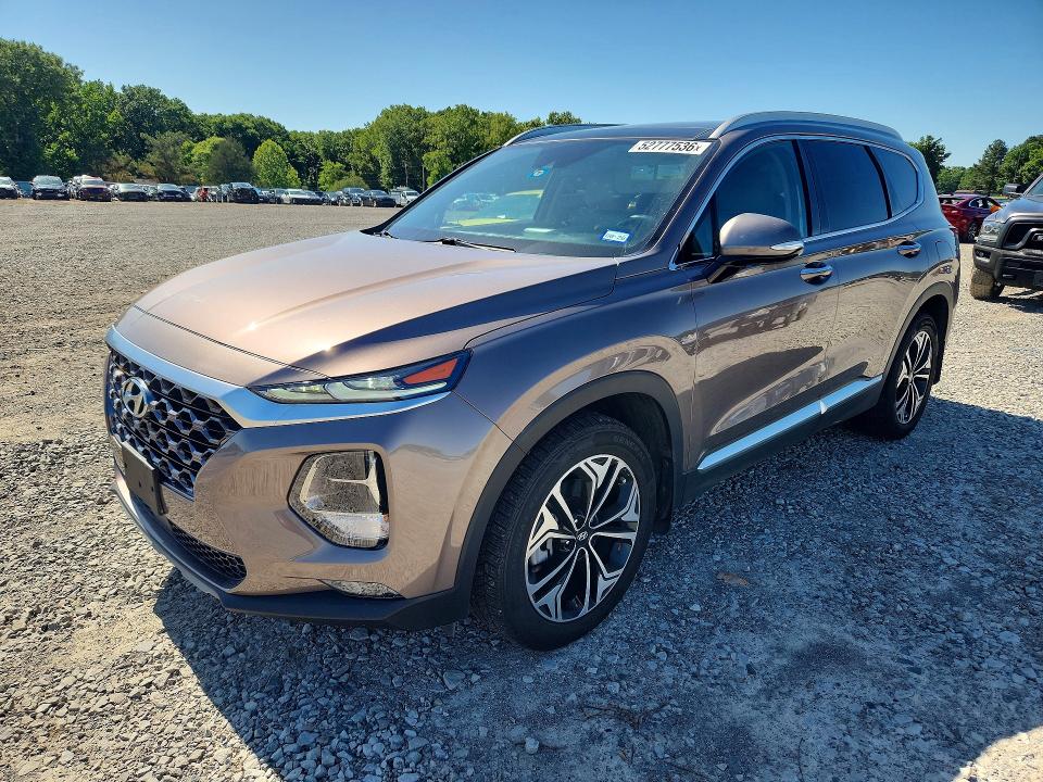Продажа на аукционе авто 2020 Hyundai Santa Fe, vin: 5NMS33AAXLH259222, номер лота: 52777536
