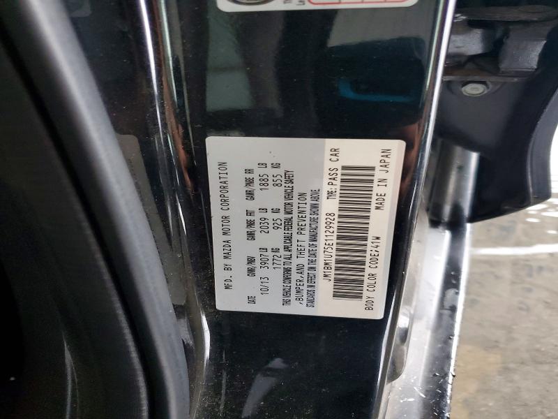 54443846 :رقم المزاد ، JM1BM1U75E1129928 vin ، 2014 Mazda 3 مزاد بيع