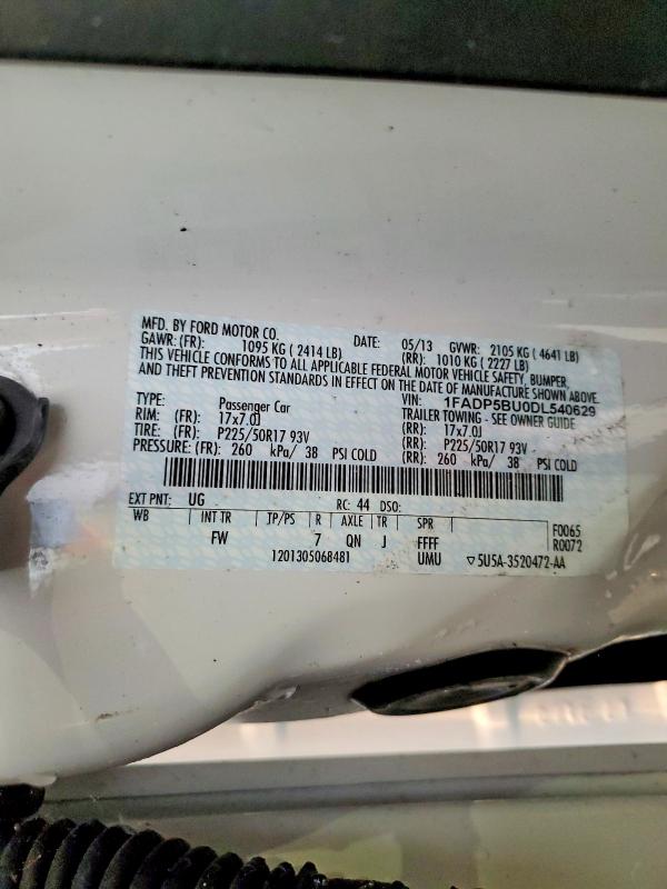 Продажа на аукционе авто 2013 Ford C-max, vin: 1FADP5BU0DL540629, номер лота: 55152206