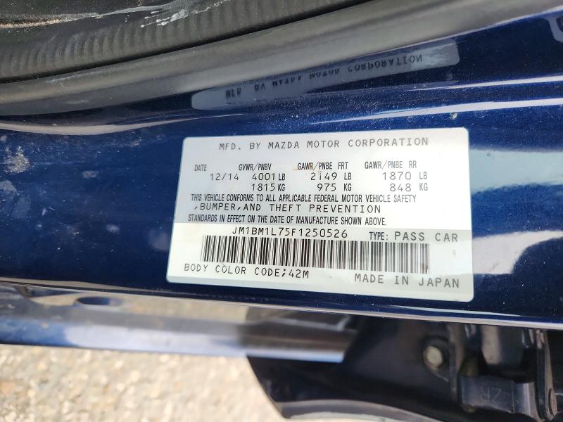 Aukcja sprzedaży 2015 Mazda 3, vin: JM1BM1L75F1250526, numer aukcji: 55017366