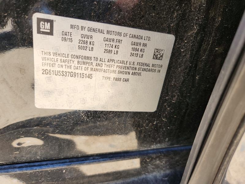 51772936 :رقم المزاد ، 2G61U5S37G9115145 vin ، 2016 Cadillac Xts مزاد بيع
