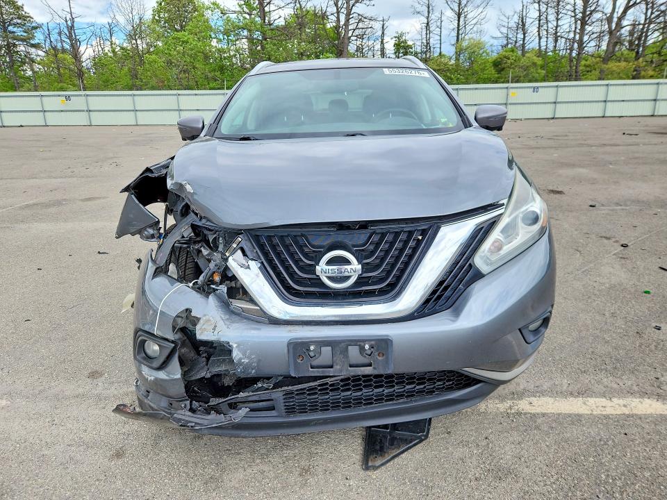 55326276 :رقم المزاد ، 5N1AZ2MH6FN287518 vin ، 2015 Nissan Murano مزاد بيع