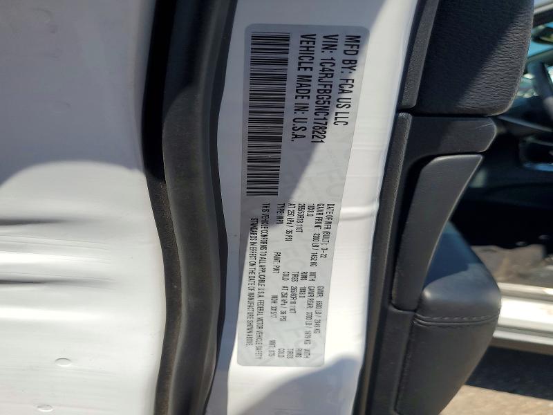 2022 Jeep Grand Cherokee მანქანა იყიდება აუქციონზე, vin: 1C4RJFBG5NC178221, აუქციონის ნომერი: 54599586