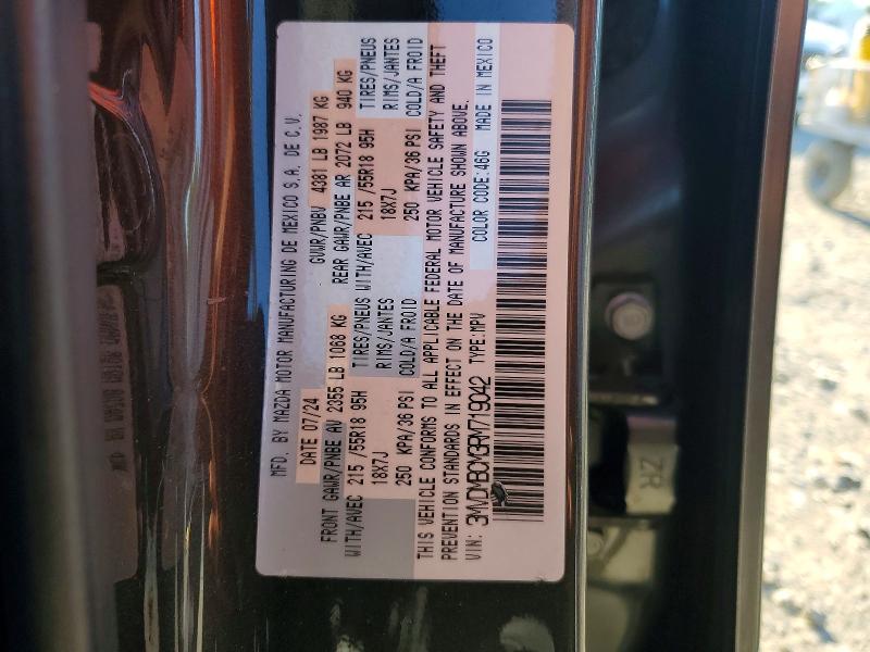 52728306 :رقم المزاد ، 3MVDMBCM3RM719042 vin ، 2024 Mazda Cx-30 مزاد بيع