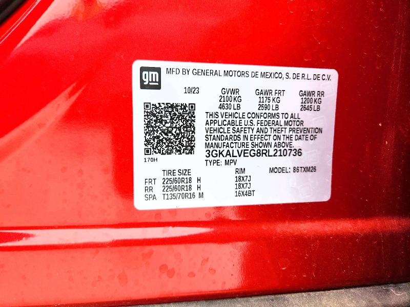 Aukcja sprzedaży 2024 Gmc Terrain, vin: 3GKALVEG8RL210736, numer aukcji: 51212126