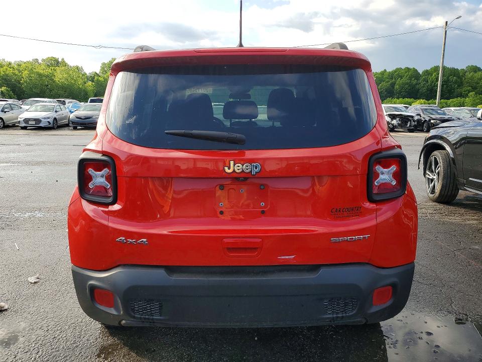 2018 Jeep Renegade მანქანა იყიდება აუქციონზე, vin: ZACCJBAH9JPH03523, აუქციონის ნომერი: 50719456
