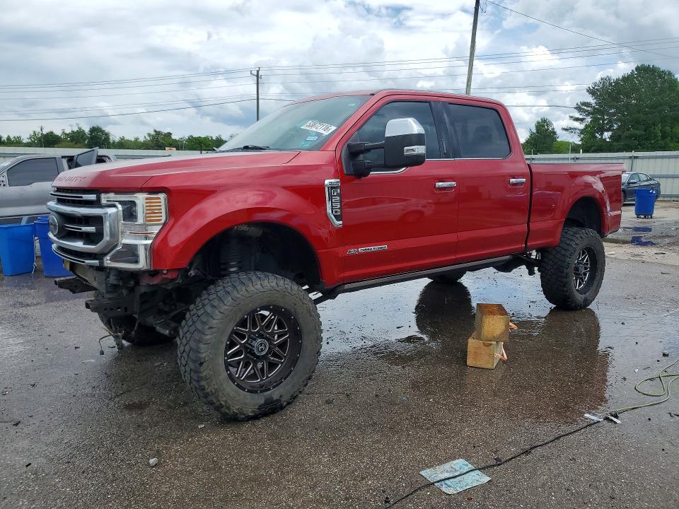 53872116 :رقم المزاد ، 1FT8W2BT7LEE43421 vin ، 2020 Ford F250 مزاد بيع