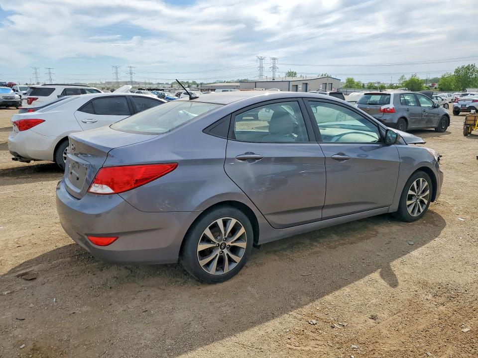 2017 Hyundai Accent მანქანა იყიდება აუქციონზე, vin: KMHCT4AE5HU250582, აუქციონის ნომერი: 54441116
