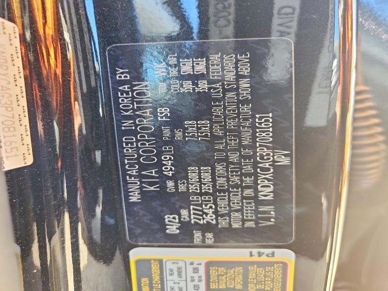 Aukcja sprzedaży 2023 Kia Sportage, vin: KNDPXCAG3P7081651, numer aukcji: 53708836