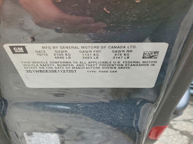 Продаж на аукціоні авто 2014 Chevrolet Impala Limited, vin: 2G1WB5E30E1127257, номер лоту: 52842206