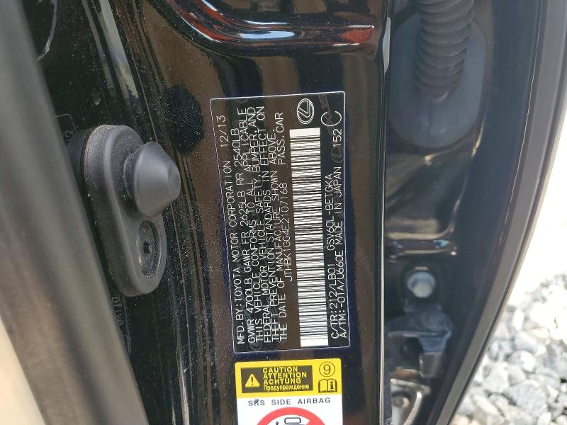 52614756 :رقم المزاد ، JTHBK1GG4E2107168 vin ، 2014 Lexus Es مزاد بيع