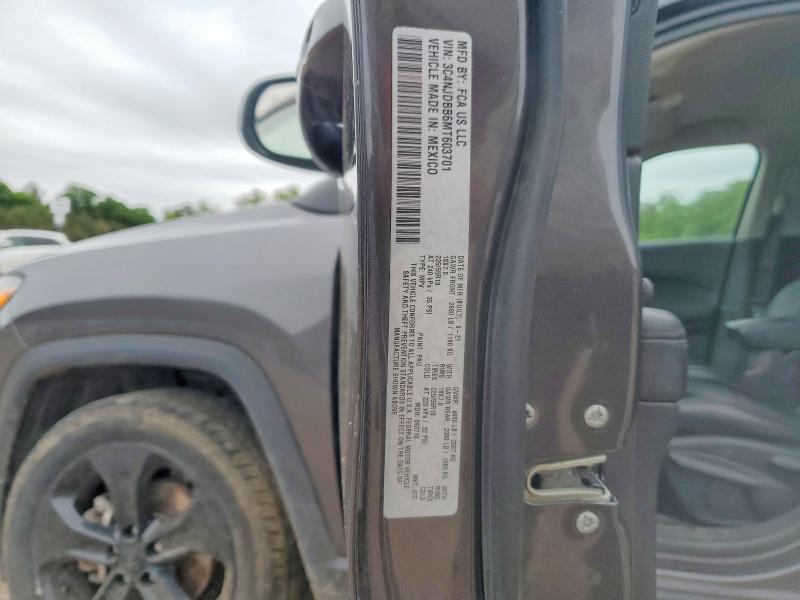 Aukcja sprzedaży 2021 Jeep Compass, vin: 3C4NJDBB6MT603701, numer aukcji: 52561236