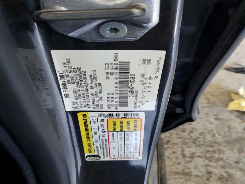 Aukcja sprzedaży 2017 Ford Fusion, vin: 3FA6P0H79HR136801, numer aukcji: 53722476