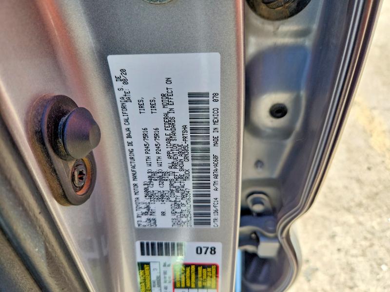 Aukcja sprzedaży 2020 Toyota Tacoma, vin: 3TMCZ5AN1LM363547, numer aukcji: 52948736
