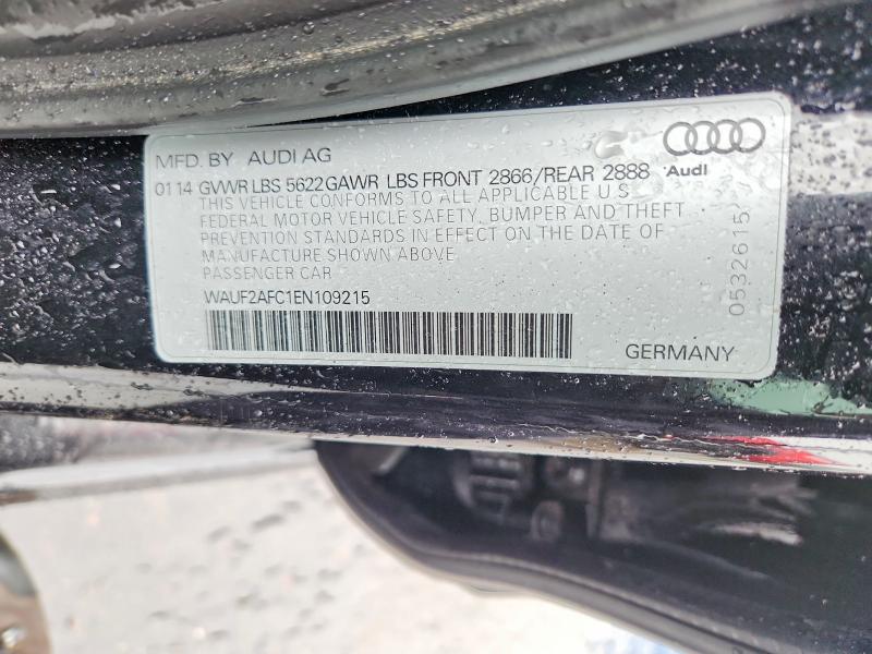 52413606 :رقم المزاد ، WAUF2AFC1EN109215 vin ، 2014 Audi S6 مزاد بيع