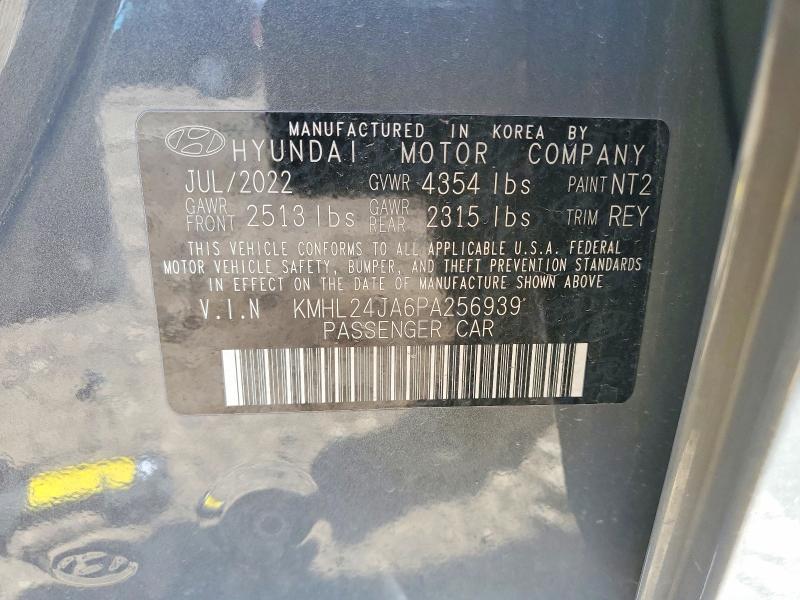 2023 Hyundai Sonata მანქანა იყიდება აუქციონზე, vin: KMHL24JA6PA256939, აუქციონის ნომერი: 53269746