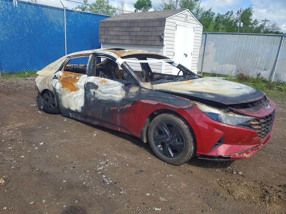 2021 Hyundai Elantra მანქანა იყიდება აუქციონზე, vin: KMHLM4AGXMU145707, აუქციონის ნომერი: 55255646