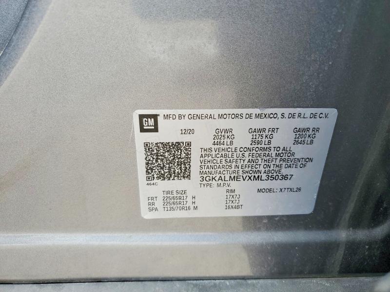 Продаж на аукціоні авто 2021 Gmc Terrain, vin: 3GKALMEVXML350367, номер лоту: 52752116
