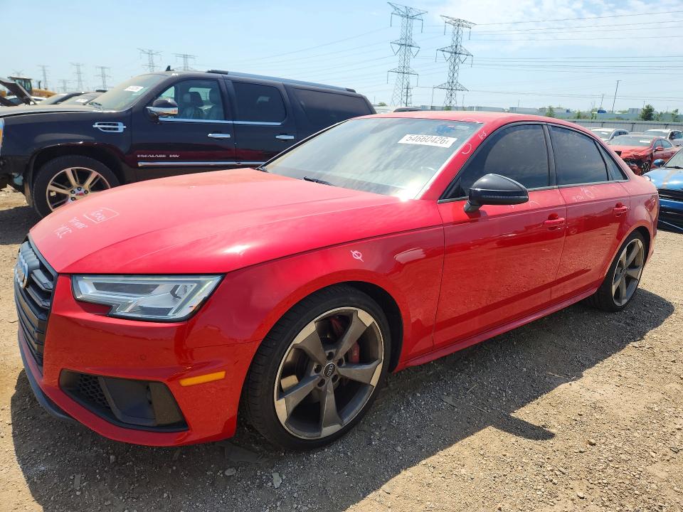 2019 Audi S4 მანქანა იყიდება აუქციონზე, vin: WAUB4AF49KA068854, აუქციონის ნომერი: 54660426