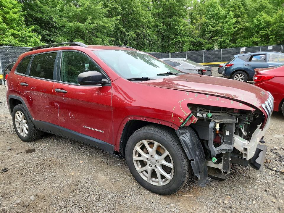 Продажа на аукционе авто 2016 Jeep Cherokee, vin: 1C4PJLAB3GW239692, номер лота: 54060156