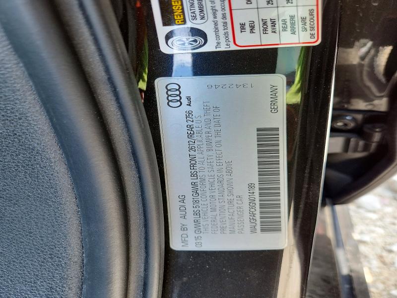 Продаж на аукціоні авто 2016 Audi A6, vin: WAUGFAFC6GN014189, номер лоту: 53714456