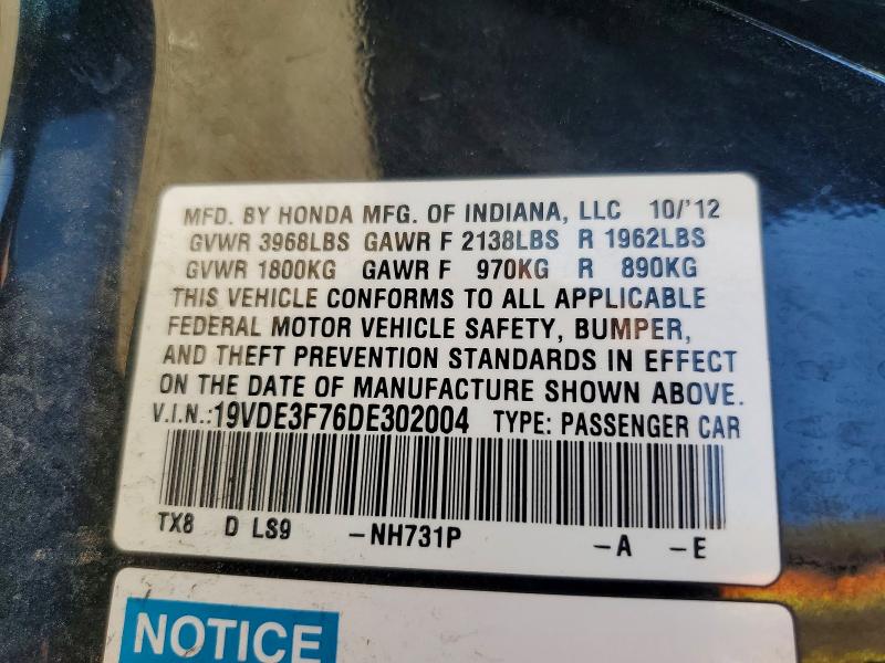 Aukcja sprzedaży 2013 Acura Ilx, vin: 19VDE3F76DE302004, numer aukcji: 51975556
