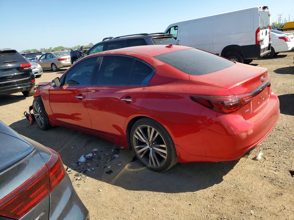 2023 Infiniti Q50 მანქანა იყიდება აუქციონზე, vin: JN1EV7CR2PM542345, აუქციონის ნომერი: 53689726
