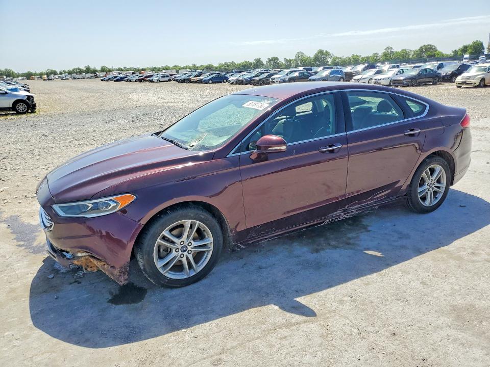 53181756 :رقم المزاد ، 3FA6P0HD7JR202788 vin ، 2018 Ford Fusion مزاد بيع